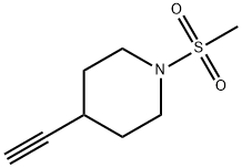 4-ethynyl-1-(methylsulfonyl)piperidine Struktur