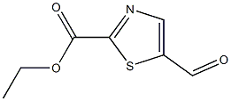 ethyl 5-formyl-1,3-thiazole-2-carboxylate Struktur