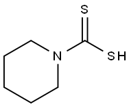 Piperidine-1-carbodithioic acid Struktur