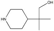 2-methyl-2-(piperidin-4-yl)propan-1-ol Struktur