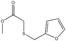 methyl 2-[(furan-2-ylmethyl)sulfanyl]acetate Struktur