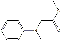 methyl 2-[ethyl(phenyl)amino]acetate Struktur