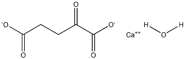 Calcium ketoglutarate monohydrate Struktur