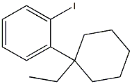 Ethylcyclohexyl iodobenzene Struktur