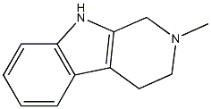 2-METHYL-1,2,3,4-TETRAHYDRO-BETA-CARBOLINE Struktur