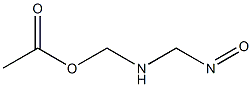 N-NITROSOMETHYL(ACETOXYMETHYL)AMINE Struktur