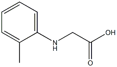 2-[(2-methylphenyl)amino]acetic acid Struktur