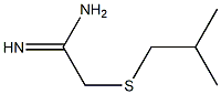 2-[(2-methylpropyl)sulfanyl]ethanimidamide Struktur