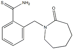 2-[(2-oxoazepan-1-yl)methyl]benzenecarbothioamide Struktur