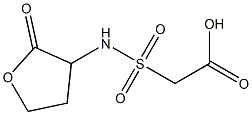 2-[(2-oxooxolan-3-yl)sulfamoyl]acetic acid Struktur