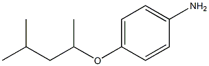 4-[(4-methylpentan-2-yl)oxy]aniline Struktur