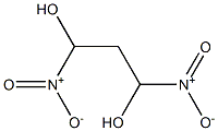 1,3-Dinitro-1,3-propanediol Struktur