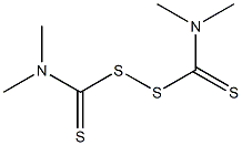 Bis(dimethylthiocarbamoyl) disulfide Struktur