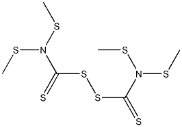 Bis-(dimethyldithiocarbamoyl) disulfide Struktur