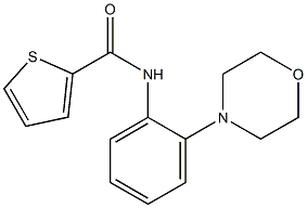 N2-(2-morpholinophenyl)thiophene-2-carboxamide Struktur