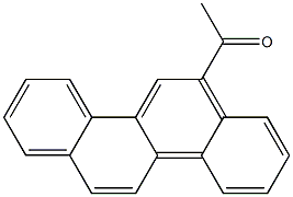 1-chrysen-6-ylethan-1-one Struktur