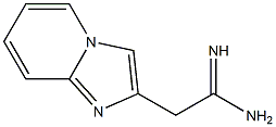 2-imidazo[1,2-a]pyridin-2-ylethanimidamide Struktur