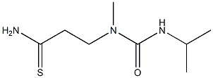 3-[methyl(propan-2-ylcarbamoyl)amino]propanethioamide Struktur