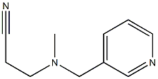 3-[methyl(pyridin-3-ylmethyl)amino]propanenitrile Struktur