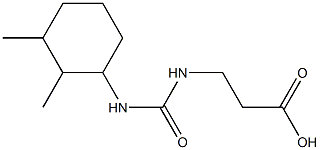 3-{[(2,3-dimethylcyclohexyl)carbamoyl]amino}propanoic acid Struktur