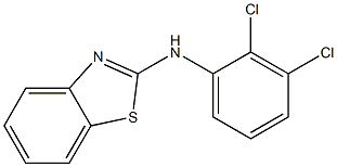 N-(2,3-dichlorophenyl)-1,3-benzothiazol-2-amine Struktur