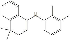 N-(2,3-dimethylphenyl)-4,4-dimethyl-1,2,3,4-tetrahydronaphthalen-1-amine Struktur