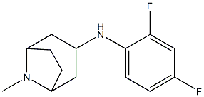 N-(2,4-difluorophenyl)-8-methyl-8-azabicyclo[3.2.1]octan-3-amine Struktur