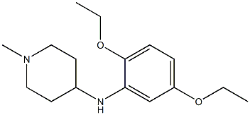 N-(2,5-diethoxyphenyl)-1-methylpiperidin-4-amine Struktur