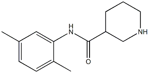 N-(2,5-dimethylphenyl)piperidine-3-carboxamide Struktur