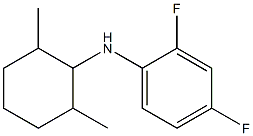 N-(2,6-dimethylcyclohexyl)-2,4-difluoroaniline Struktur