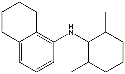 N-(2,6-dimethylcyclohexyl)-5,6,7,8-tetrahydronaphthalen-1-amine Struktur