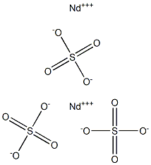 Neodymium(III) sulfate Struktur