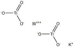 Potassium bismuth titanate Struktur