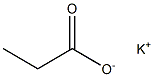 Potassium propionate Struktur