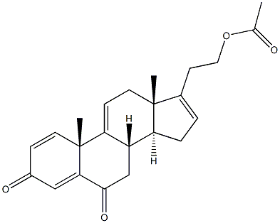 1,4,9(11),16-PREGNATETRAENE-21-OL-DIONE-21-ACETATE Struktur