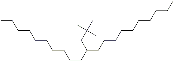 11-(2,2-Dimethylpropyl)heneicosane. Struktur