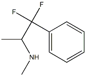 beta,beta-difluoromethamphetamine Struktur