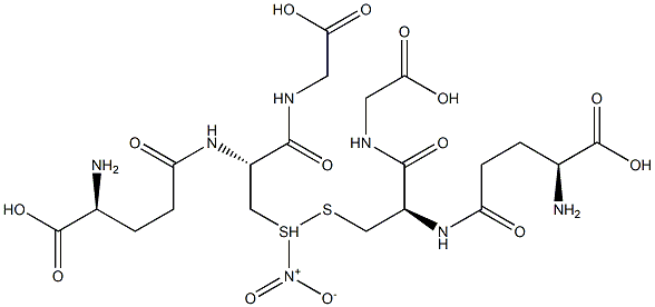 S-nitroglutathione Struktur