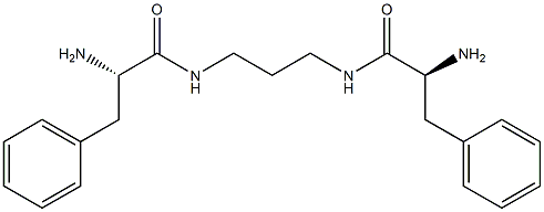 N,N'-bis(phenylalanyl)-1,3-propanediamine Struktur