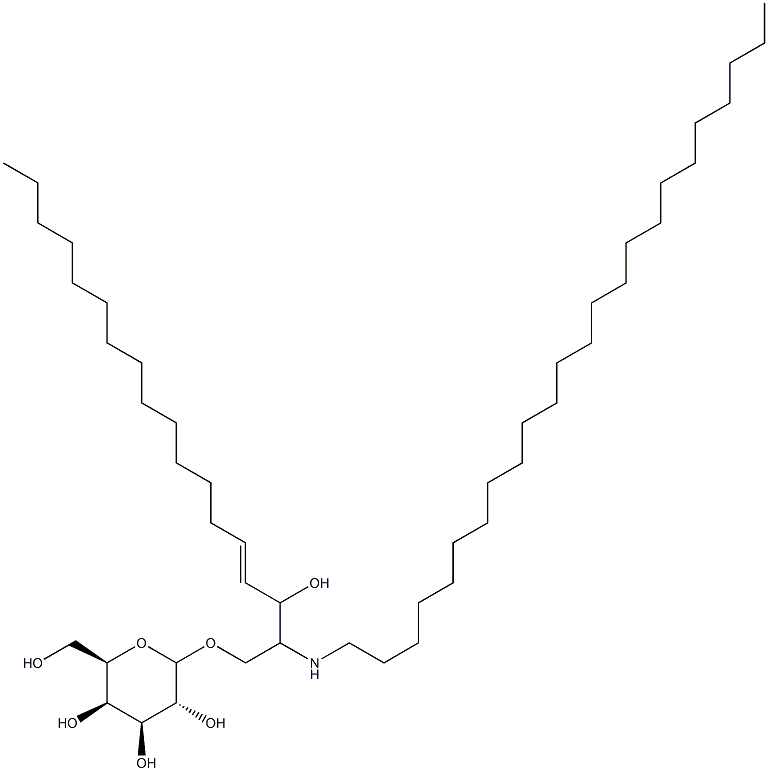 N-lignocerylgalactosylsphingosine Struktur