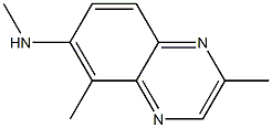 2,5-DIMETHYL-6-METHYL-AMINOQUINOXALINE Struktur