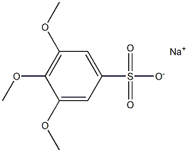 Sodium 3,4,5-trimethoxybenzenesulfonate Struktur