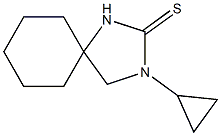 3-Cyclopropyl-2-thioxo-1,3-diaza-spiro[4.5]decan- Struktur