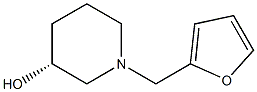 (3R)-1-(furan-2-ylmethyl)piperidin-3-ol Struktur