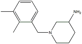 1-(2,3-dimethylbenzyl)piperidin-3-amine Struktur