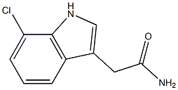 2-(7-chloro-1H-indol-3-yl)acetamide Struktur