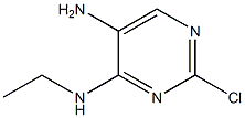 2-chloro-N4-ethylpyrimidine-4,5-diamine Struktur