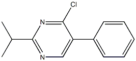 4-chloro-2-(1-methylethyl)-5-phenylpyrimidine Struktur