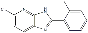 5-chloro-2-(2-methylphenyl)-3H-imidazo[4,5-b]pyridine Struktur