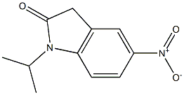 5-NITRO-N-ISOPROPYLOXINDOLE Struktur